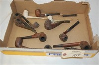 Lot of Smoking Tobacco Pipes & Clay Pipes