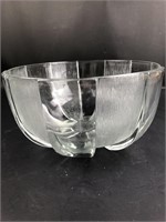 MCM Heavy Clear Glass Reims France Bowl