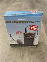 Vintage Whisper 2000 TV Listening Device