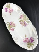 Antique Bavaria Scalloped Porcelain Tray