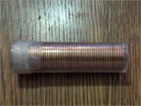 Roll of brilliant uncirculated 1974-S Lincoln