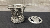 Seagull Pewter Candle Holder & Jar Lid