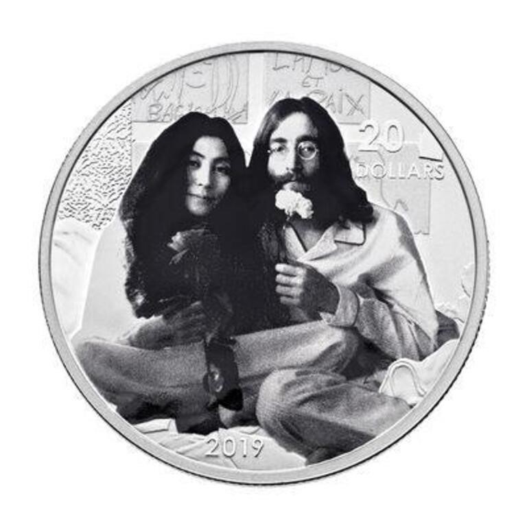 RCM 2019 Fine Pure Silver $20 Coin Give Peace a Ch