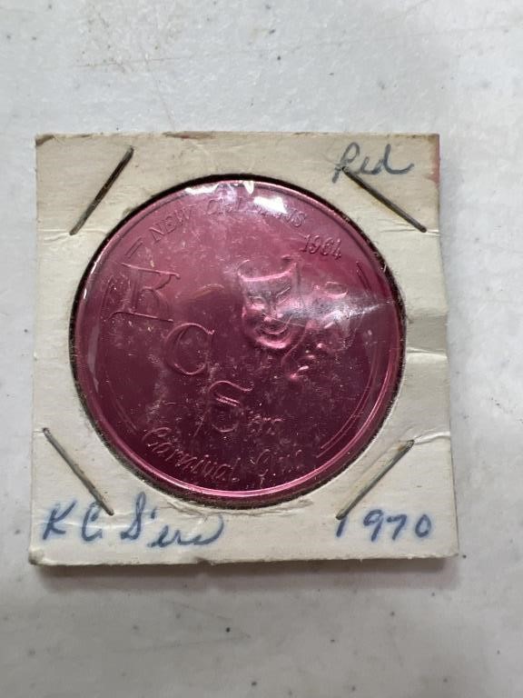 KCS’ers carnival club 1970 doubloon