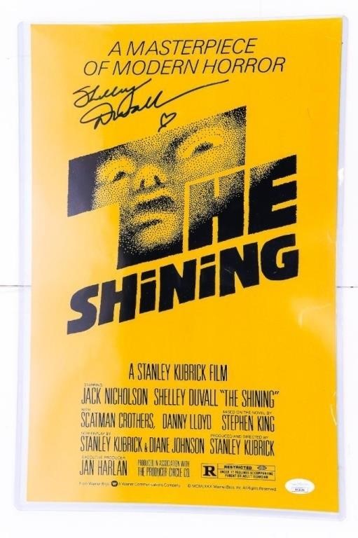 "The Shining" 11 x 17 Movie Cardæ-Autographed -