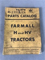 Farmall TC-27D, H and HV Tractors