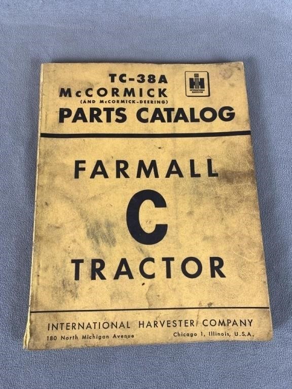 McCormick-Deering Farmall C Tractor Parts