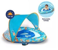 Aqua baby pool float with canopy