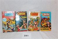 CONAN THE BARBARIAN - VOLUMES 1,2,3,4  - STANLEY