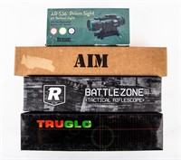 4 New Scopes, Redfield, TruGlo, Aim, Burris