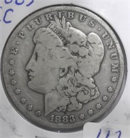 1883 "CC" Morgan Dollar Coin