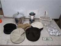 Misc Merch - Vintage Hats, Lantern, Ice Bucket
