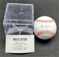 Bruce Sutter Autographed Baseball