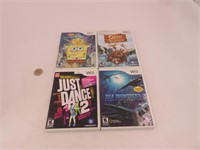 4 jeux Nintendo Wii dont Open Season