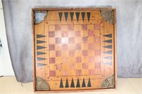 Antique Combination Star Wooden Game Board
