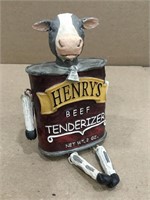 Vintage Farm Animal Spice Can Shelf Sitter