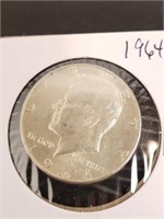 1964 Kennedy Half Dollar 90% Silver