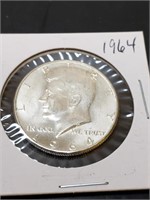 1964 Kennedy Half Dollar 90% Silver