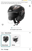 YEMA Helmet Motorcycle Open Face Helmet