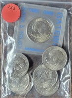 7 - 1979-D SUSAN B. ANTHONY $1 COINS