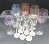 6pc 3 Tiered Glass Votive Candle Holders +++