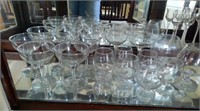 18 pc Assortment of Glass Cups. Glasses, Etc