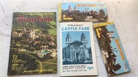 (4) Vintage Hearst Castle Tour Books