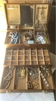 Jewelry Box Full Of Vintage Jewelry