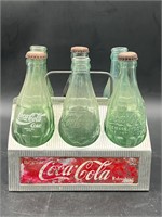 Vintage 1950s Aluminum Coke Bottle 6 pk Carrier