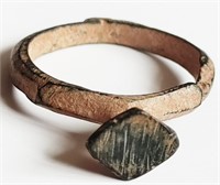 Crusades 11th-14th AD bronze Ring US#5