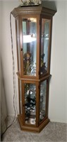 Lighted Curio Cabinet Only - 70x24
