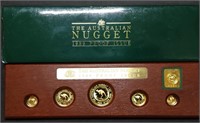 1989 Australia Gold Nugget 5-Coin Proof Set 1.9oz