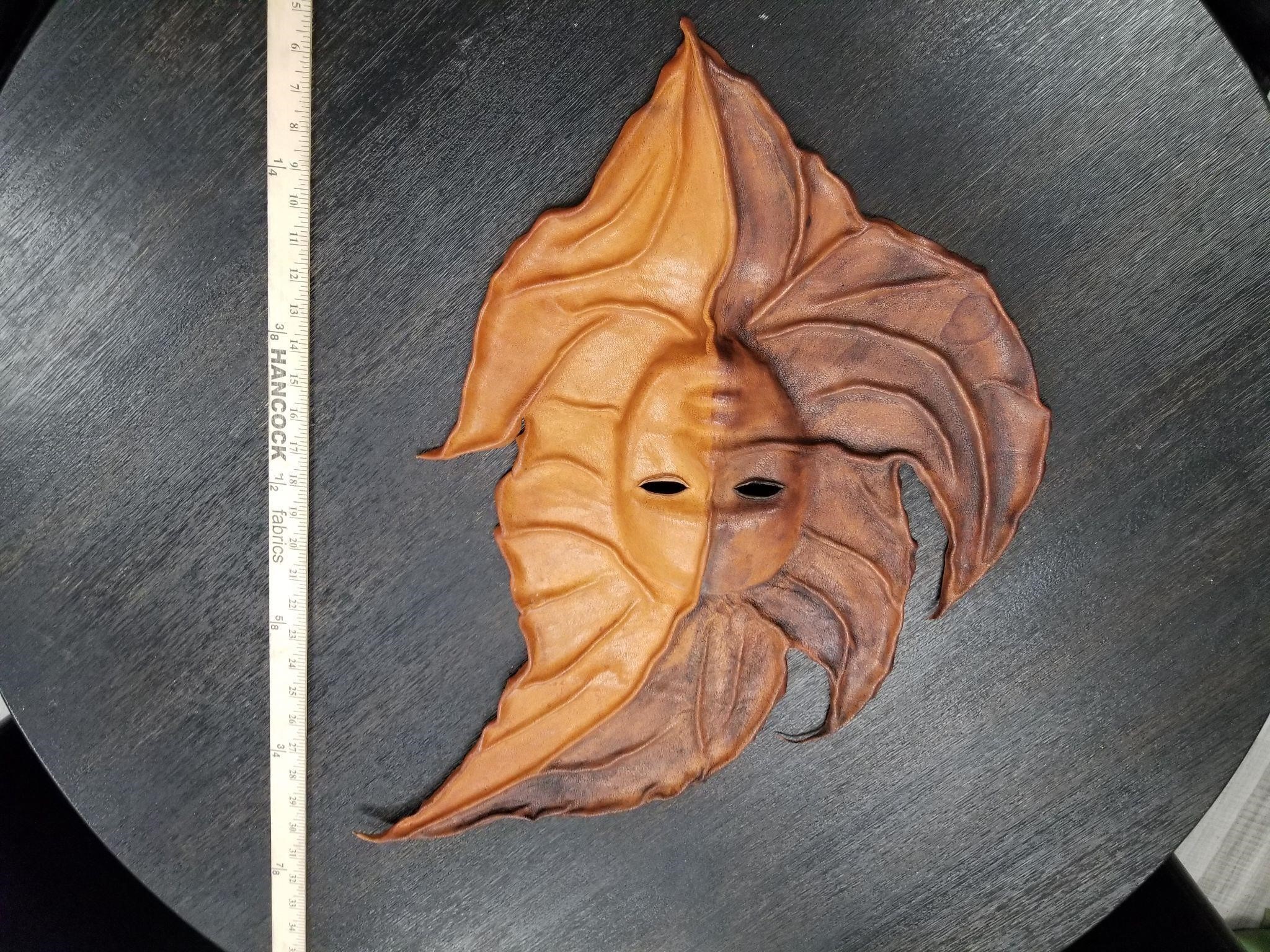 Leather Leaf Mask