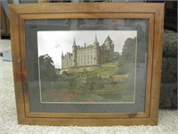 24"x 21" Framed Metal Etching Print