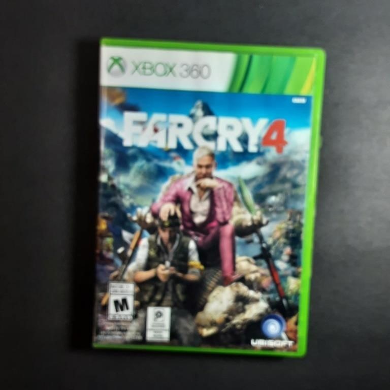 x box 360 far cry 4 game