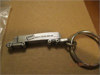Perdue Pewter Truck Keychain