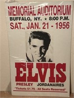 14 x 22 Boxing Style Elvis Concert Poster