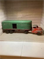 Hurley Kiddie Toy Motor Express Truck & Trailer