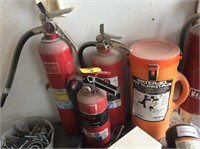 Fire extinguishers, rivet guns, & more