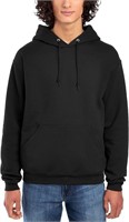 (N) Jerzees Men's Black Adult Pullover Hooded Swea