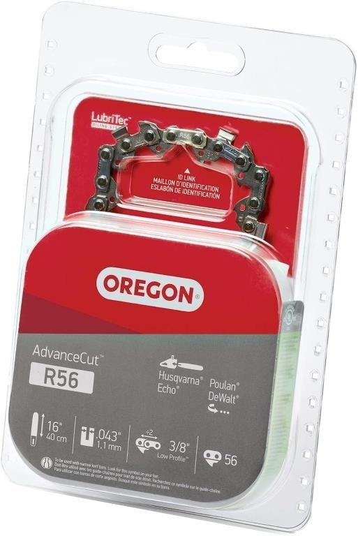 (N) Oregon R56 AdvanceCut Chainsaw Chain for 16-In