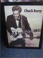 Framed Chuck Berry 31 x 25
