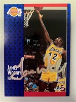 Lakers James Worthy Signed Card with COA