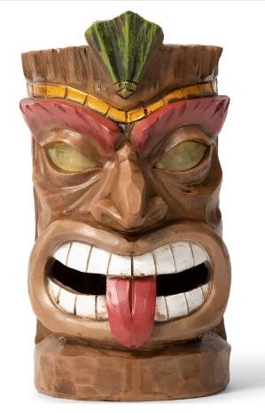 VP Home Tiki Head Solar Light for Home