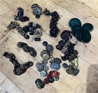 Antique Button Collection -Lot