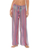 L Rebecca Virtue Festival Crochet Cover Pants