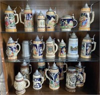 Ceramic Beer Stein Collection