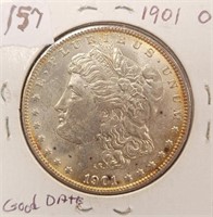 279 - 1901-O MORGAN SILVER DOLLAR (B5)