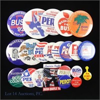1992 Republic Presidential Candidates Buttons (22)