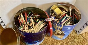 Vintage pens and pencils: many from Sioux City